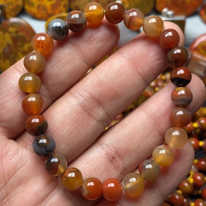 玛瑙/玉髓手串未镶嵌