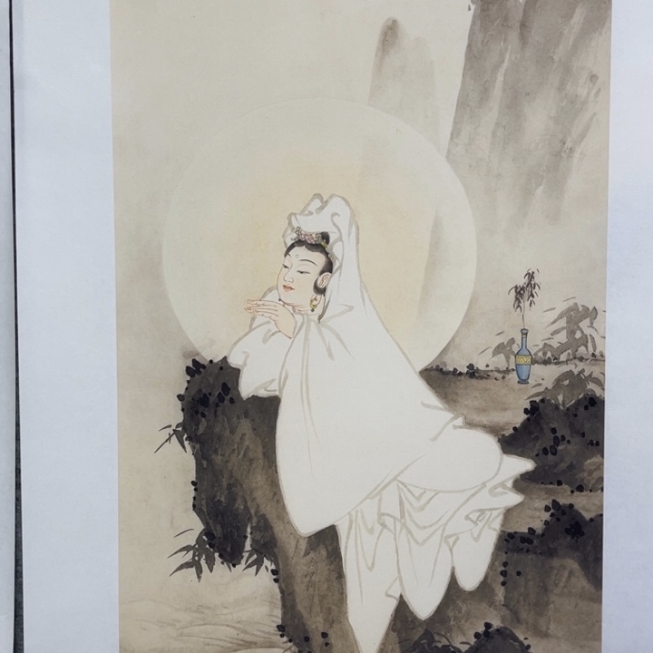 版画白衣观世音菩萨