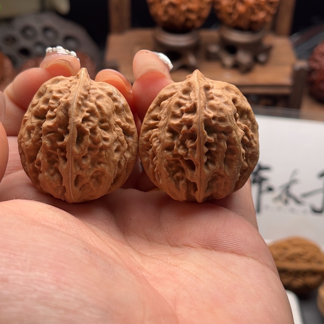 文玩核桃把件关东木子家楸大胖41