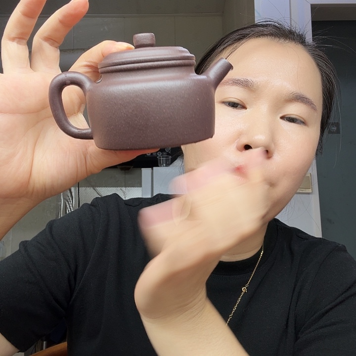 …***…茶壶紫砂原矿半手工天青泥德中200cc