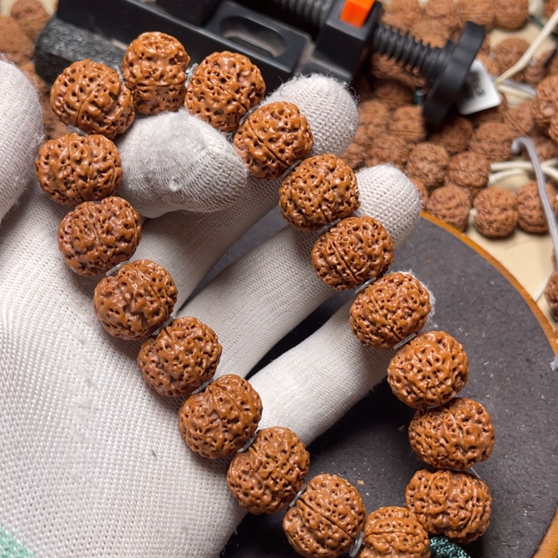 手串金刚菩提古龙五星梅花双龙超头手持20+