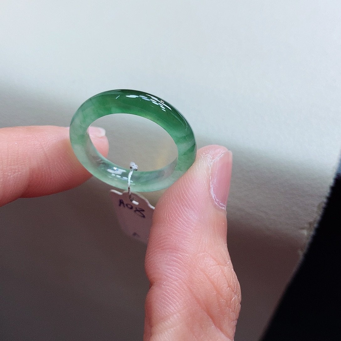 未镶嵌戒指翡翠13-14号