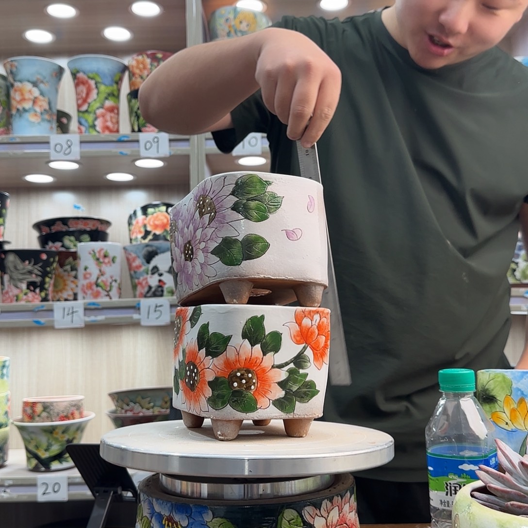 紫砂花盆瑕疵瑕疵87