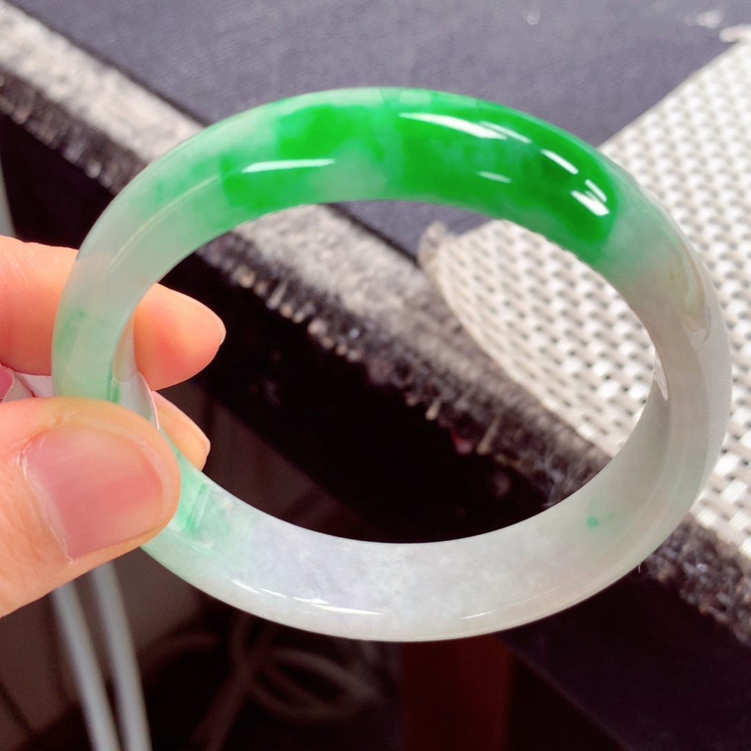 翡翠颈饰钛钢缅甸