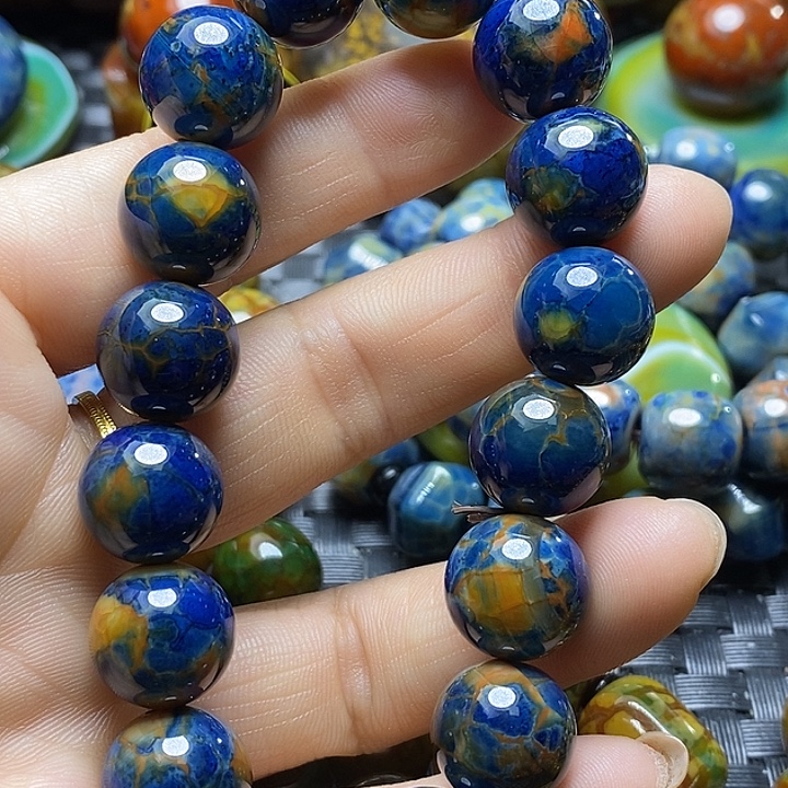 新***业玛瑙/玉髓未镶嵌颈饰