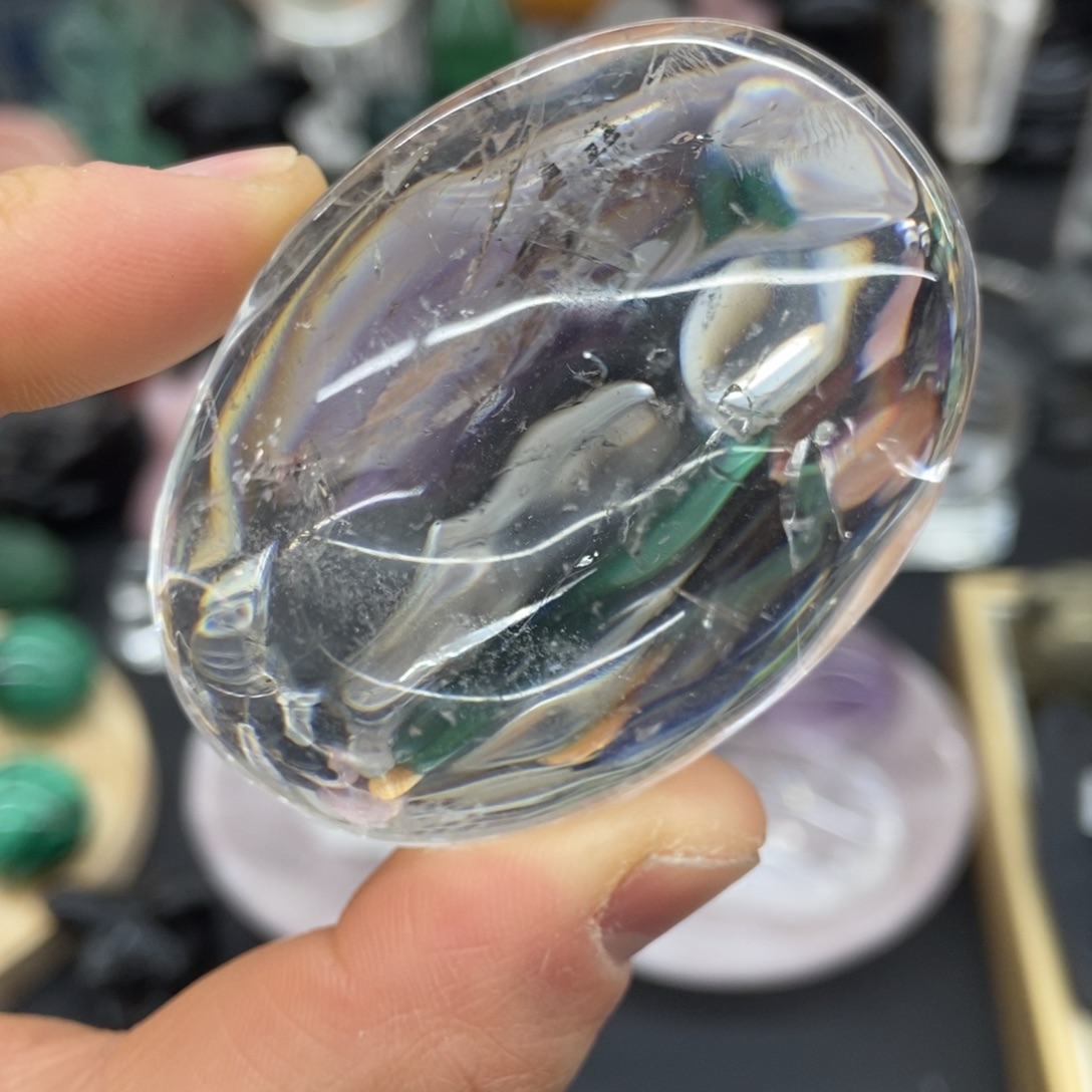 水晶未镶嵌珠宝半成品
