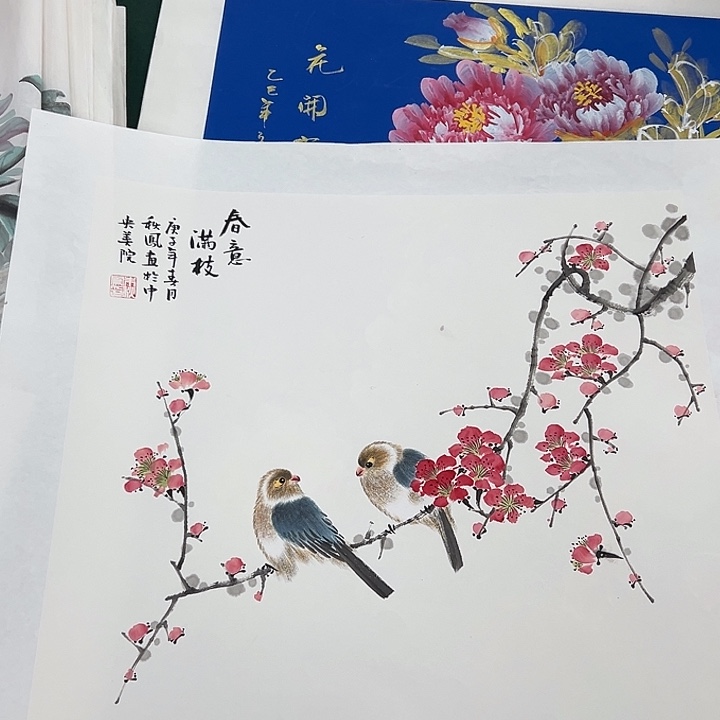 国画纯手绘国画作品大放漏！