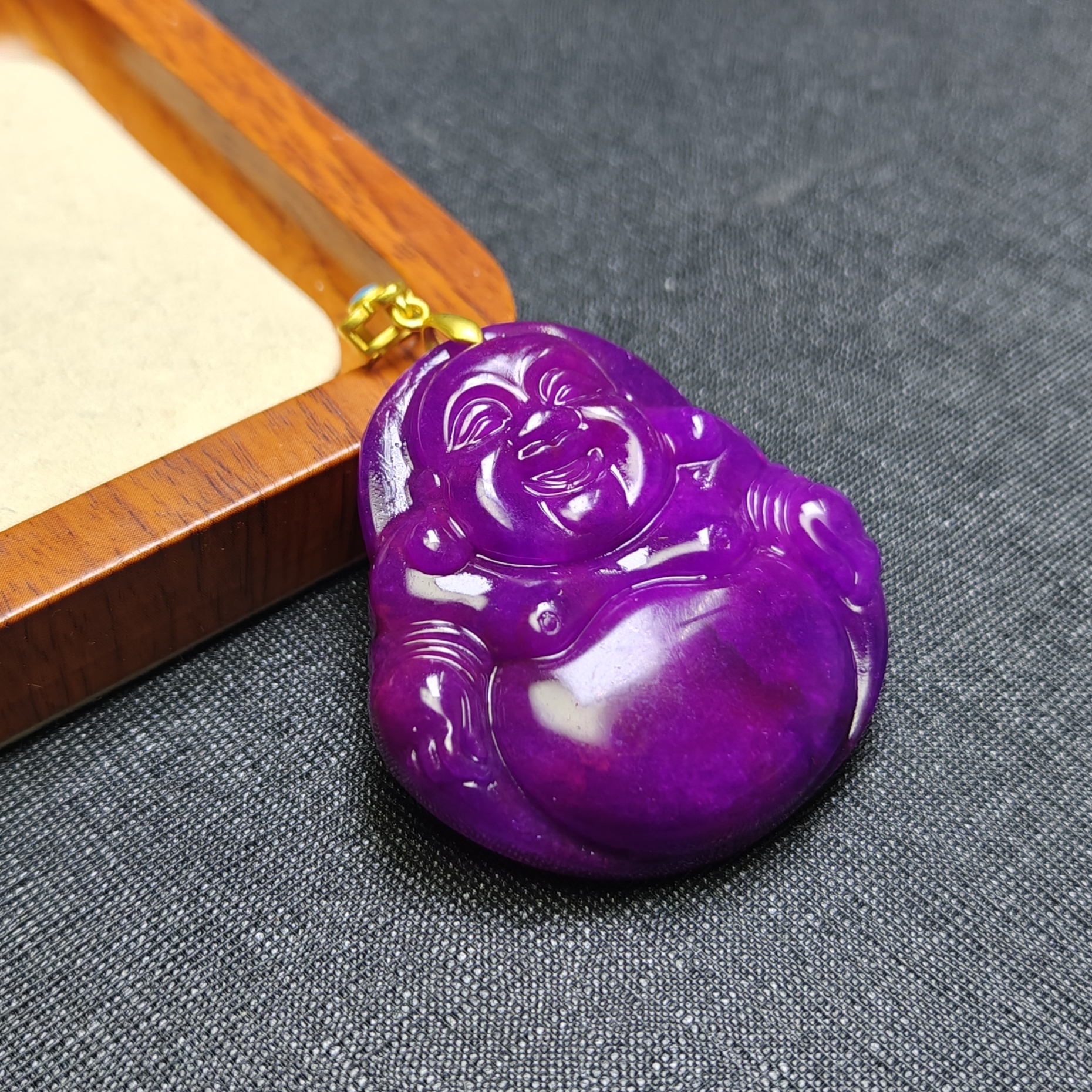 [停业清货]南非紫俱来佛公吊坠-赠链-313-多样性发一