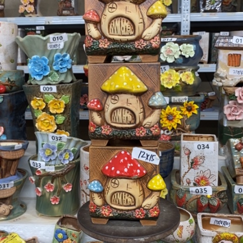 【闪购商品】红陶粗陶材质多肉花盆