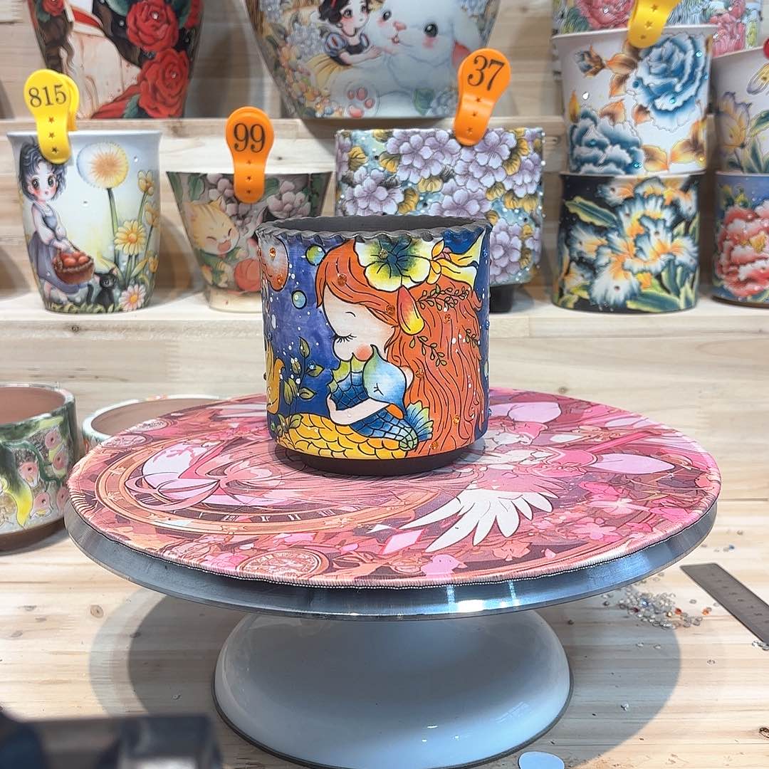 紫砂花盆手工花盆默认微瑕9/11