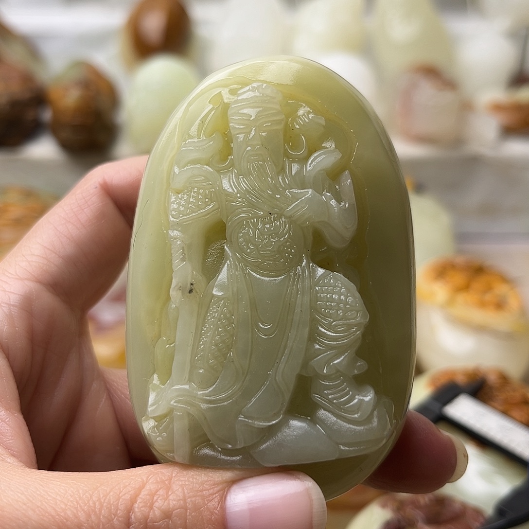 石材古青石不退换关公