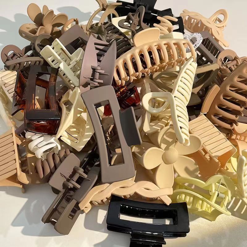 A直播专享少女风称斤女日韩边夹千金风发夹ins夹子时尚大抓夹