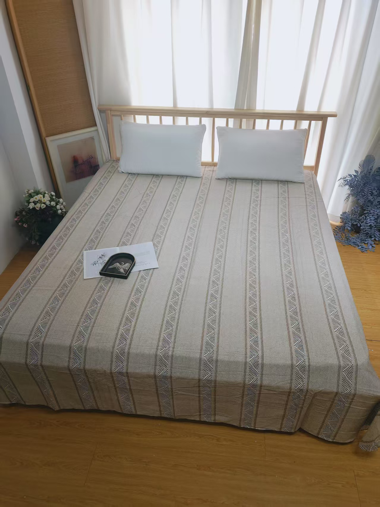 沐彩云棉双人床单250*250微瑕～Y519