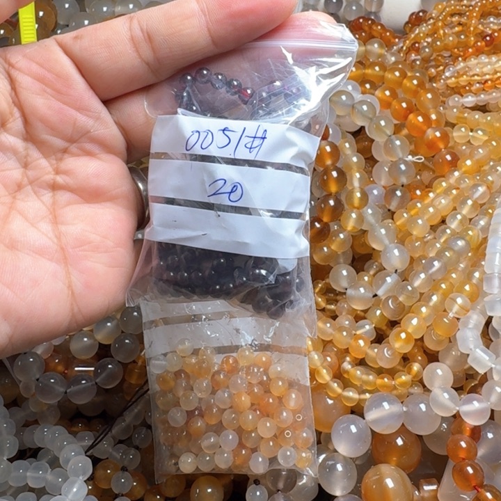玛瑙/玉髓颈饰未镶嵌小**～0050