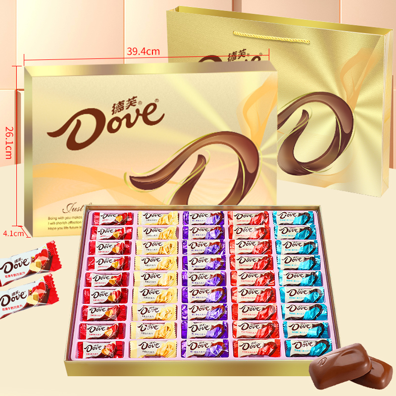 Dove/德芙巧克力零食礼盒结婚喜糖礼物送女友老婆丝滑伴手礼糖果商品图