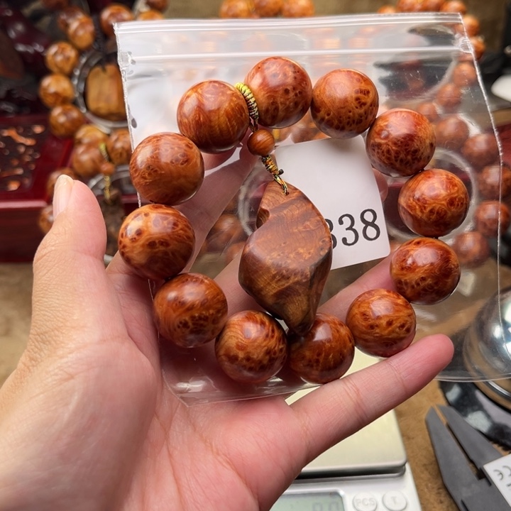 柏木（崖柏）手串/手链20金刚骨料