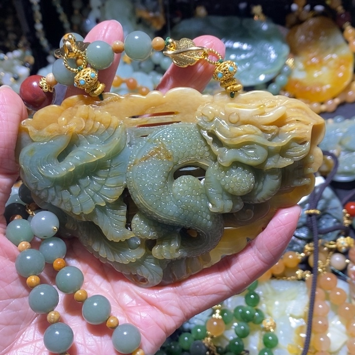 岫玉岫玉吊坠未镶嵌