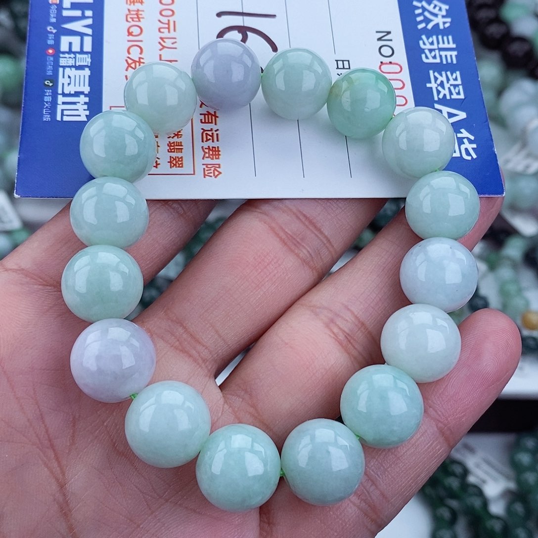 翡翠毛衣链未镶嵌