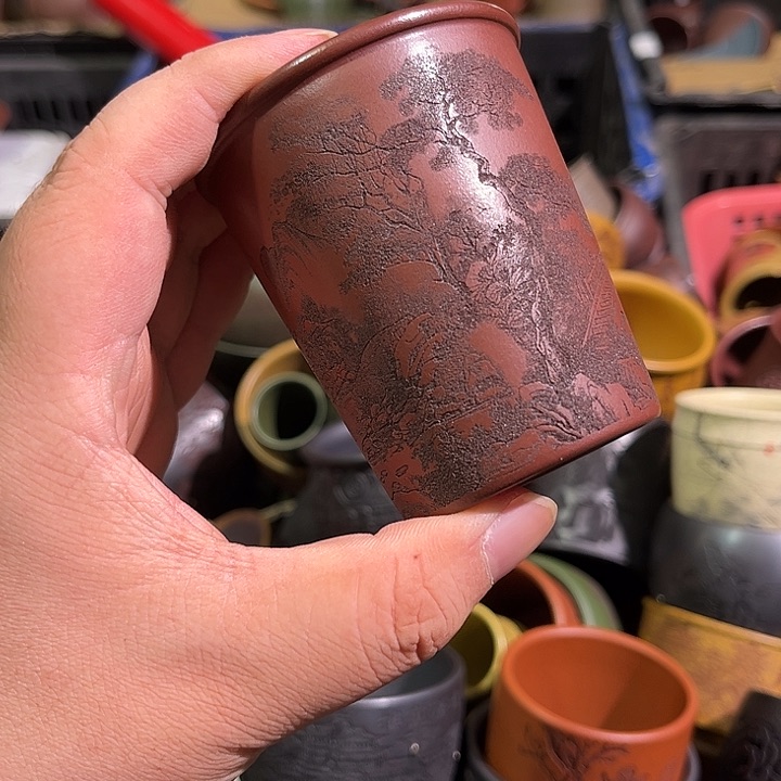 茶杯紫砂全手工紫砂主人杯