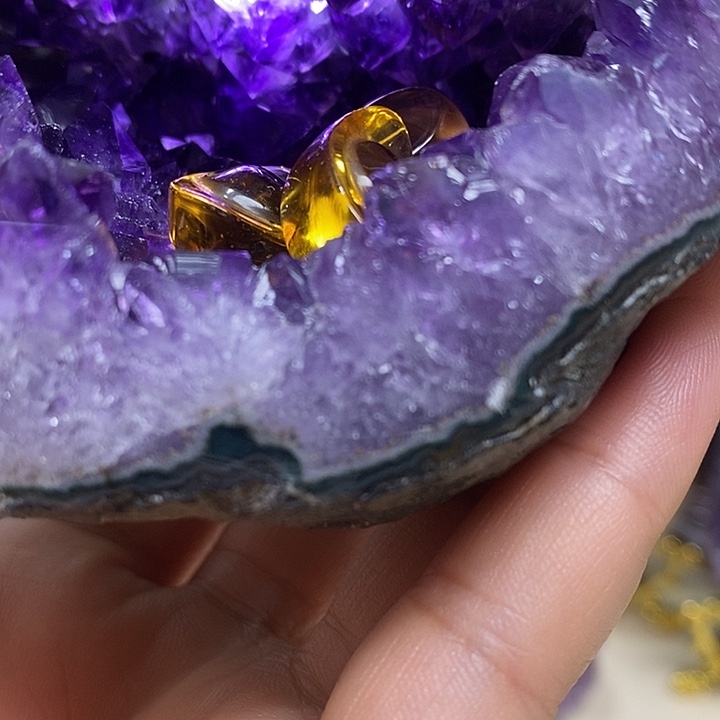 大型摆件（非配饰）紫晶未镶嵌