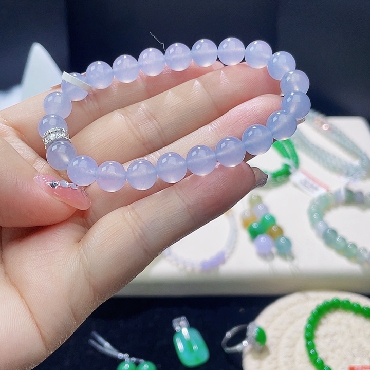 未镶嵌手链翡翠卡8