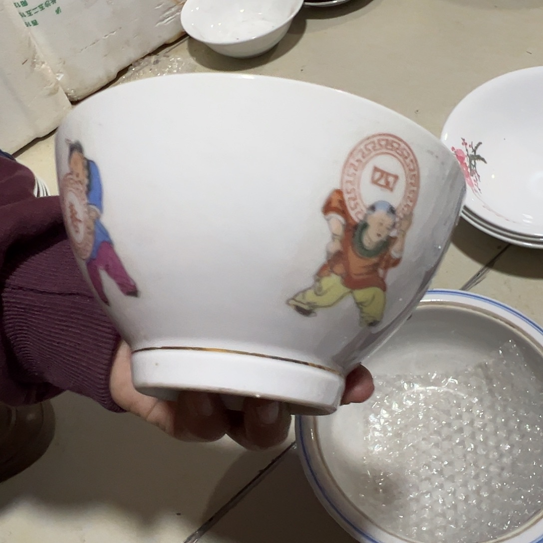 醴陵高温老厂瓷微瑕福利12.5厘米