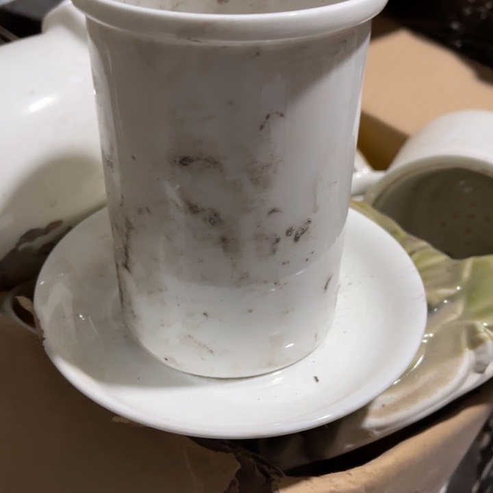 瓷其他骨瓷筷子桶带拖高12