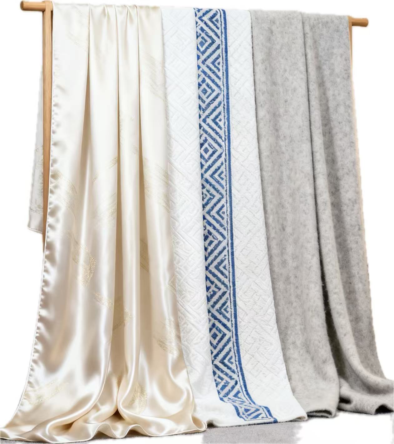 全棉100%，竹纤维，莫代尔，天丝大布块小布头