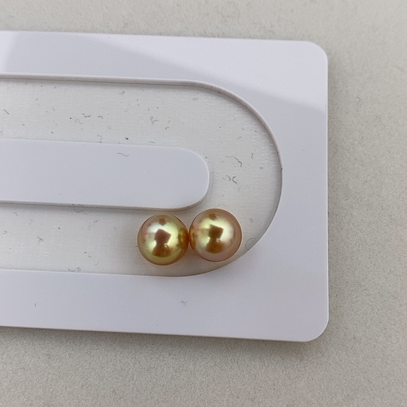 【闪购商品】未镶嵌金珠素钉海水珍珠蝴**?