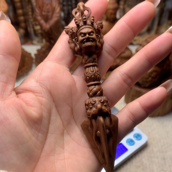 檀香木其他老山檀香手把件