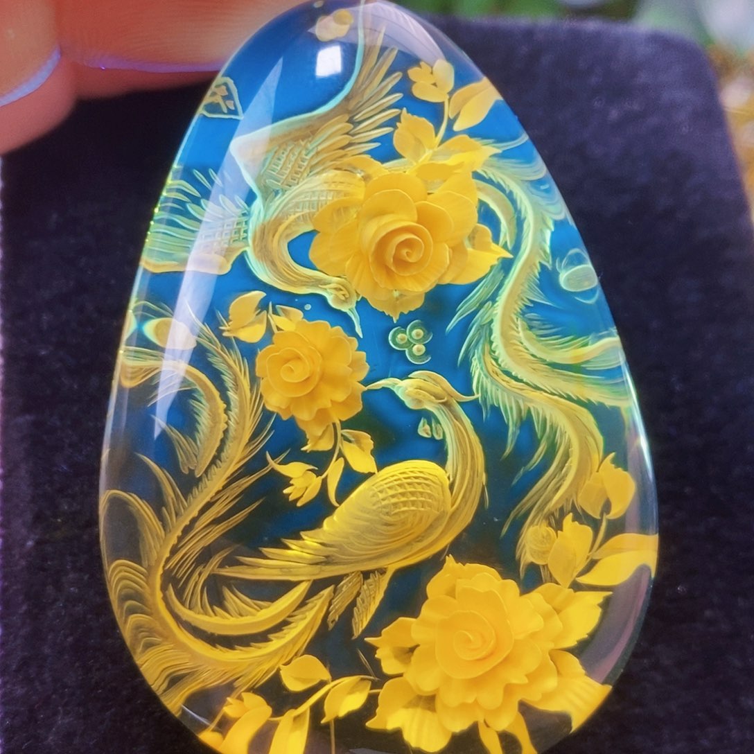 【闪购商品】金珀吊坠(不含链)未镶嵌