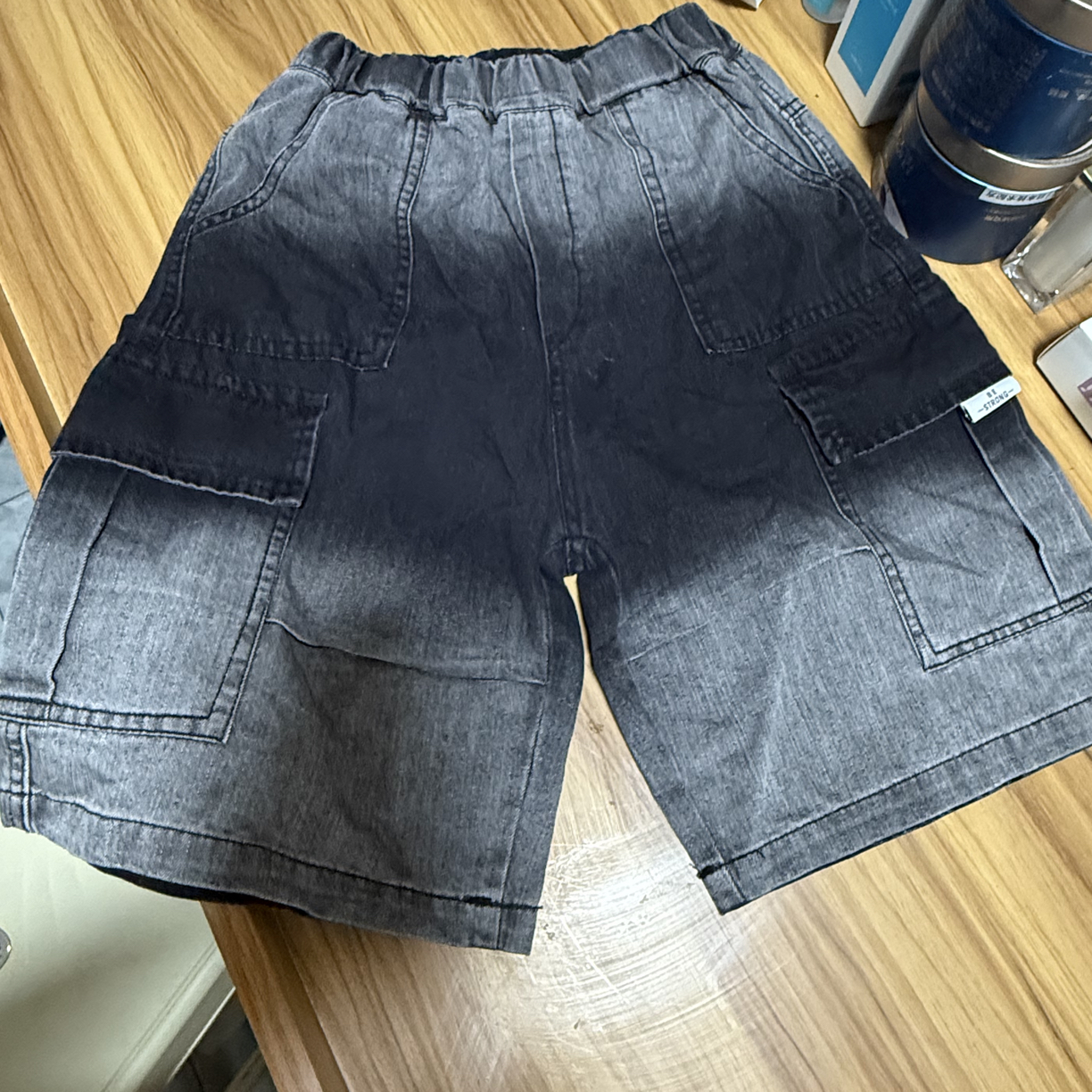 夏季男童A类短裤B类男牛仔裤牛仔裤中大童