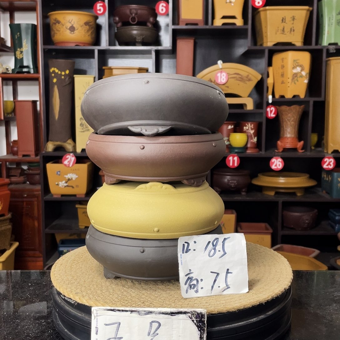 紫砂D-盆尚好婉秋紫砂花盆