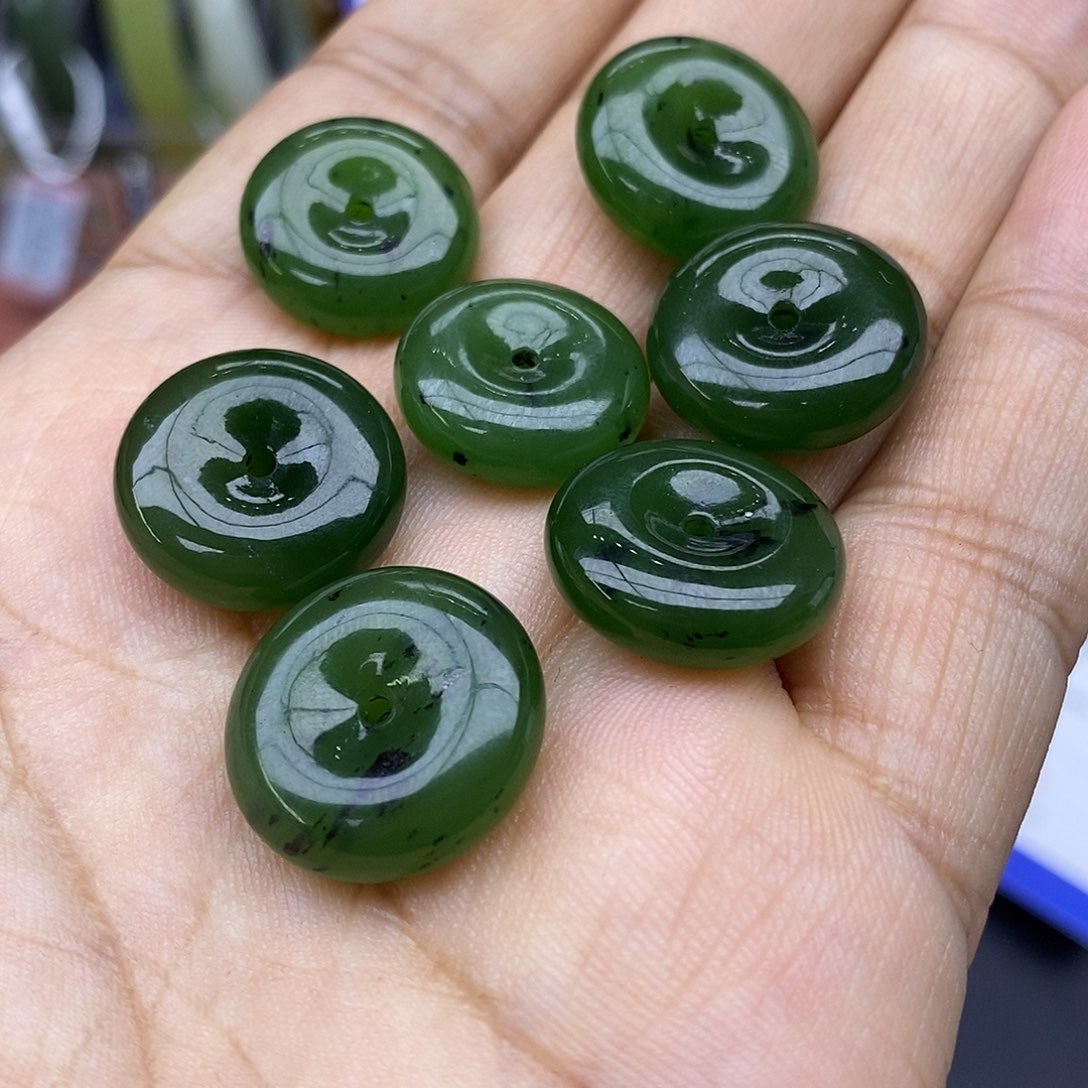 吊坠(不含链)未镶嵌和田玉卡16拍一发一