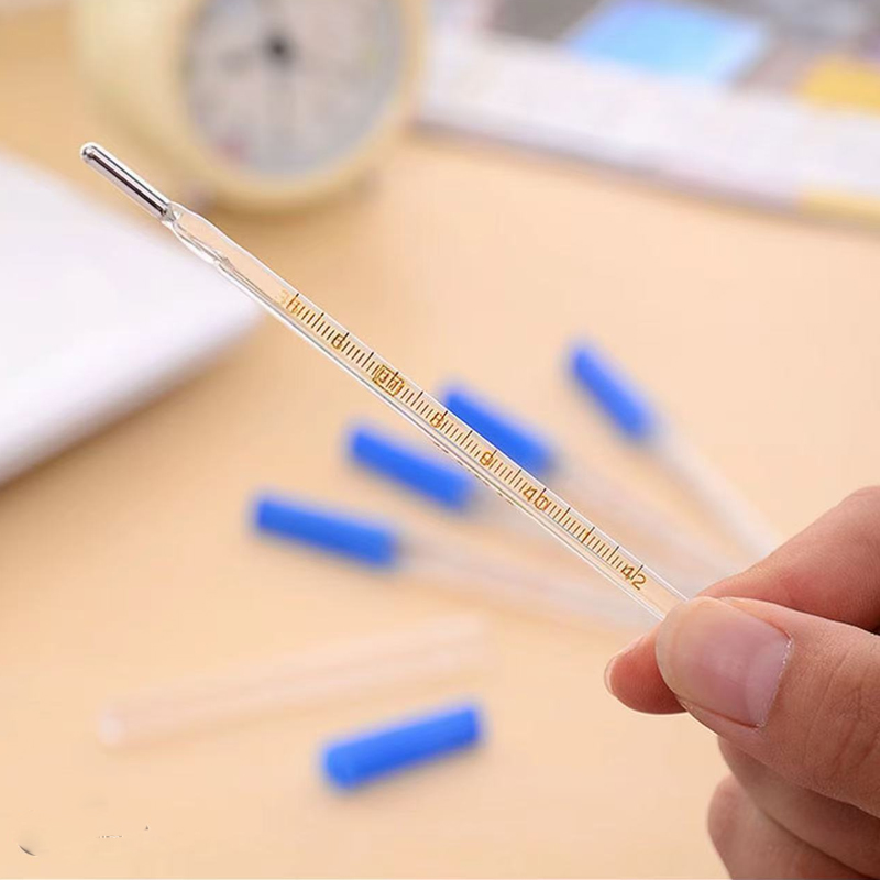 【现货秒发】家用高精度水银体温计园艺用品温度计