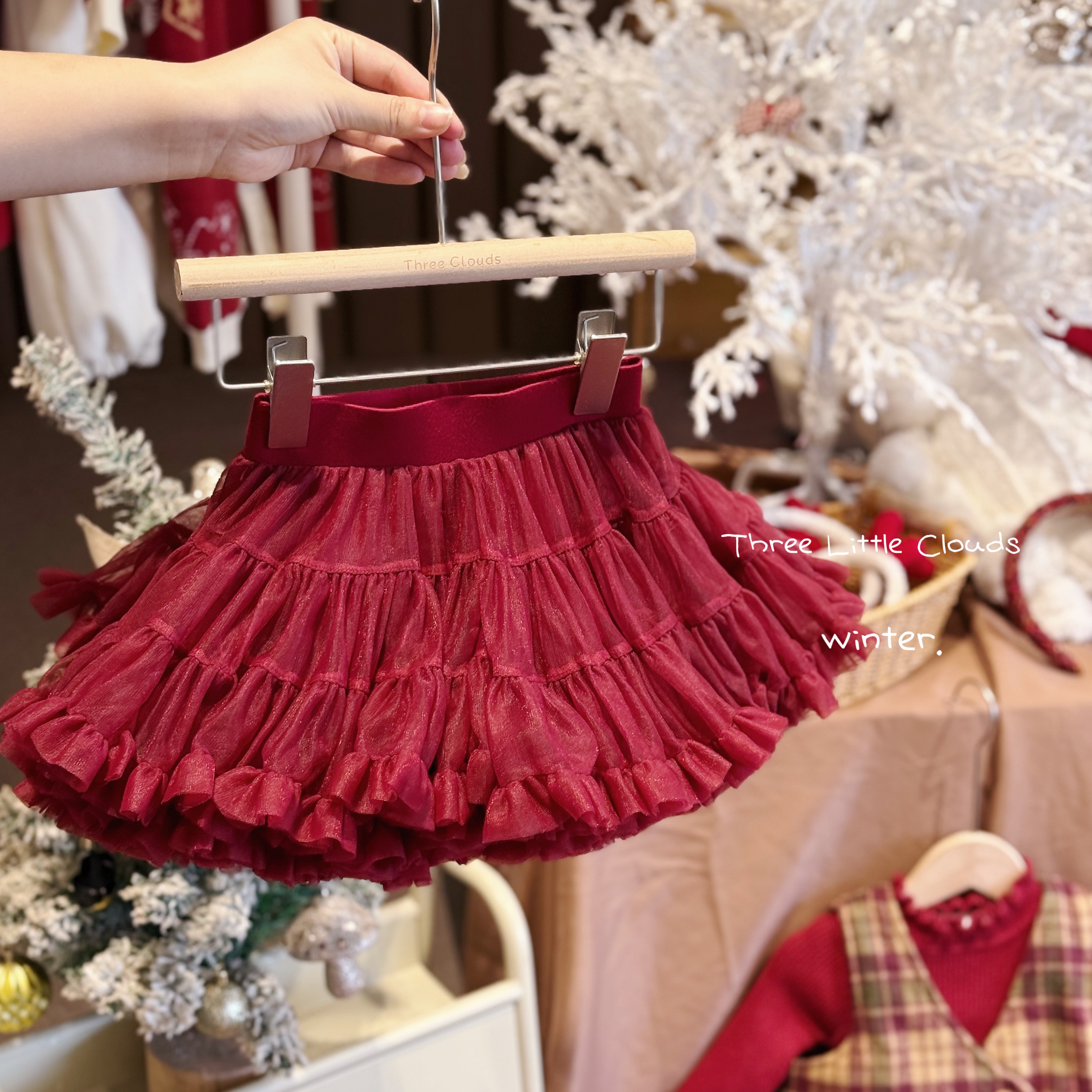 三小朵582婴幼儿宝宝女童春夏百搭洋气多色tutu裙蓬蓬裙糖果色