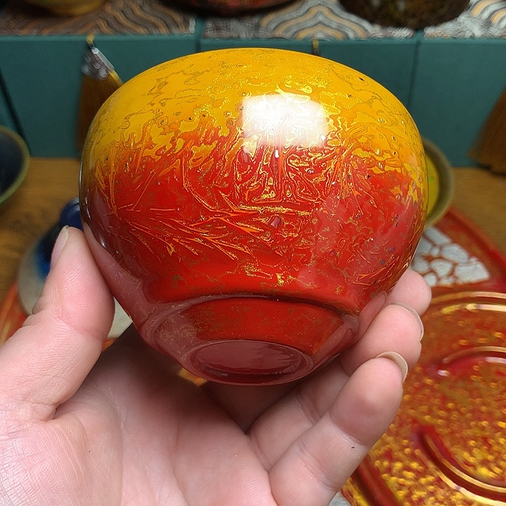 茶盏建盏大漆，全手工制作