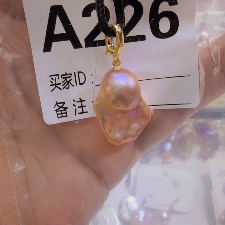 淡水珍珠银S925镶嵌颈饰