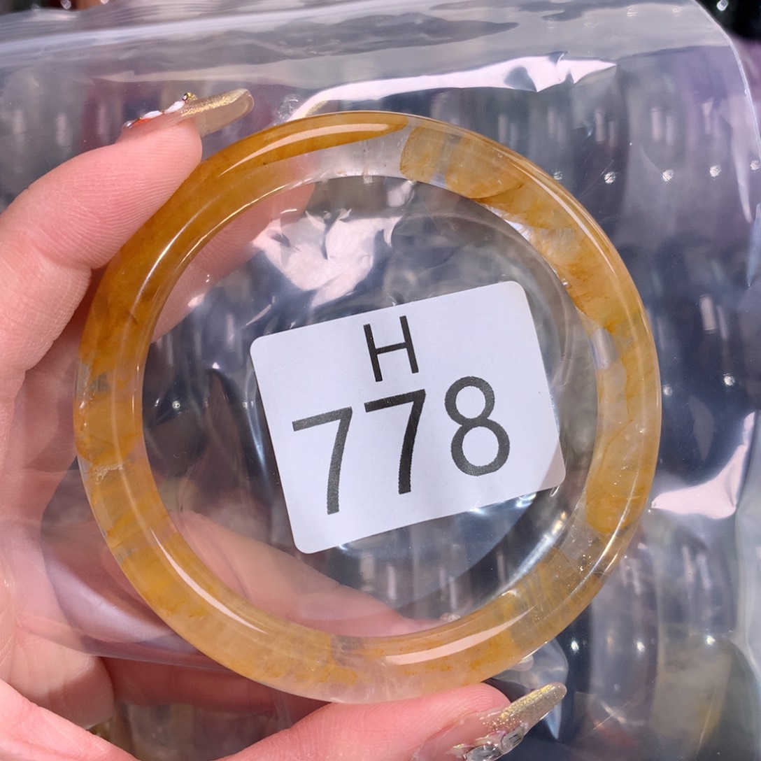 水晶手镯未镶嵌手镯778-62