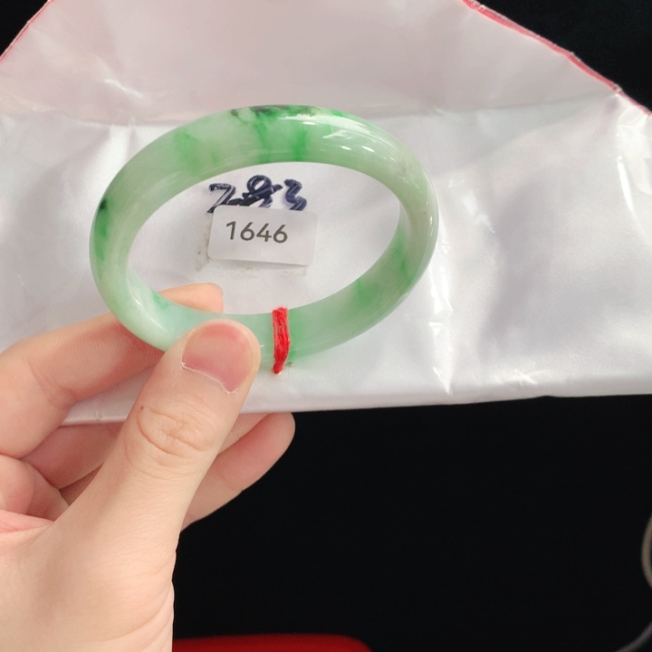 翡翠手镯未镶嵌娜**我天然翡翠手镯01