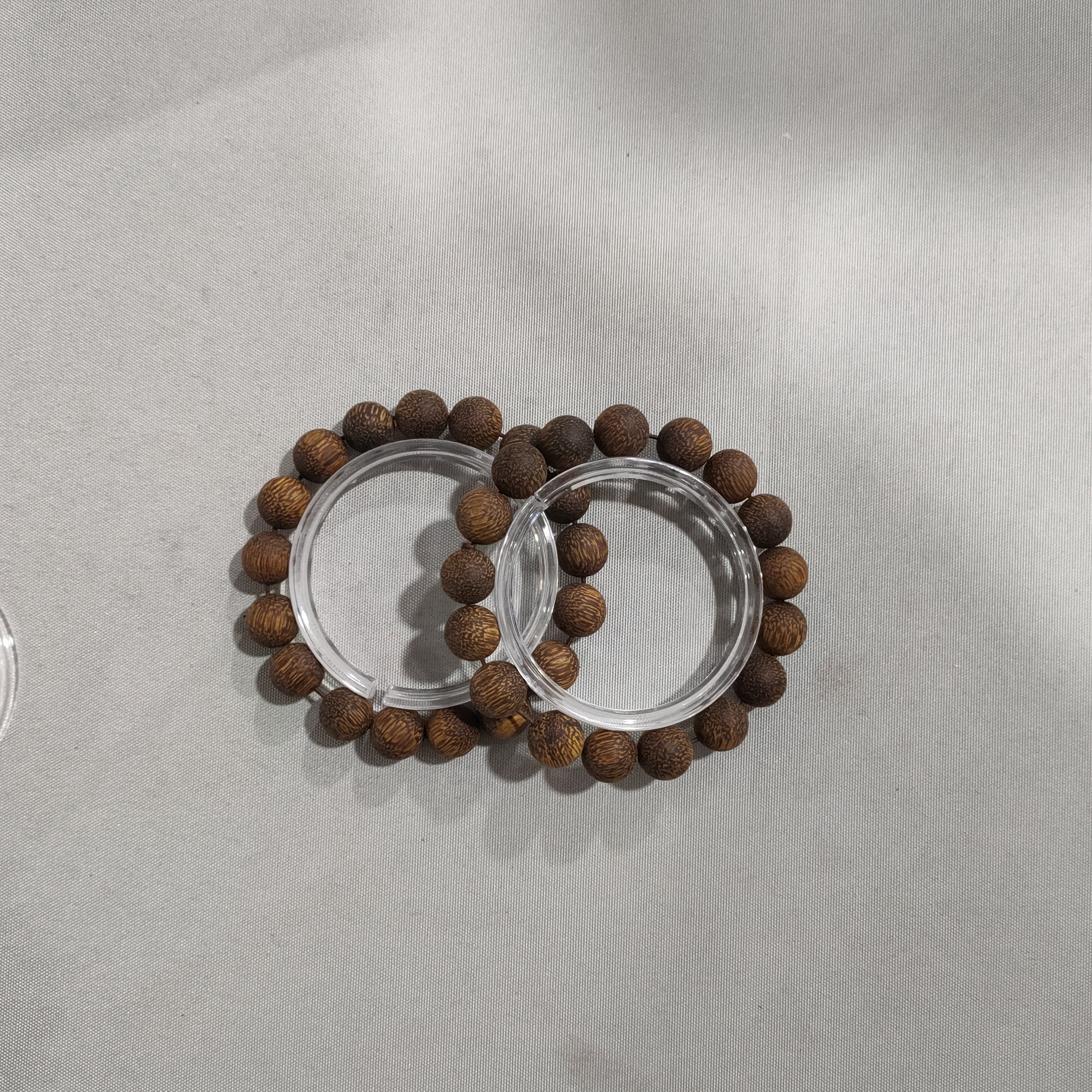 A50 黑油檀香 卡1.2 圆珠单圈手串