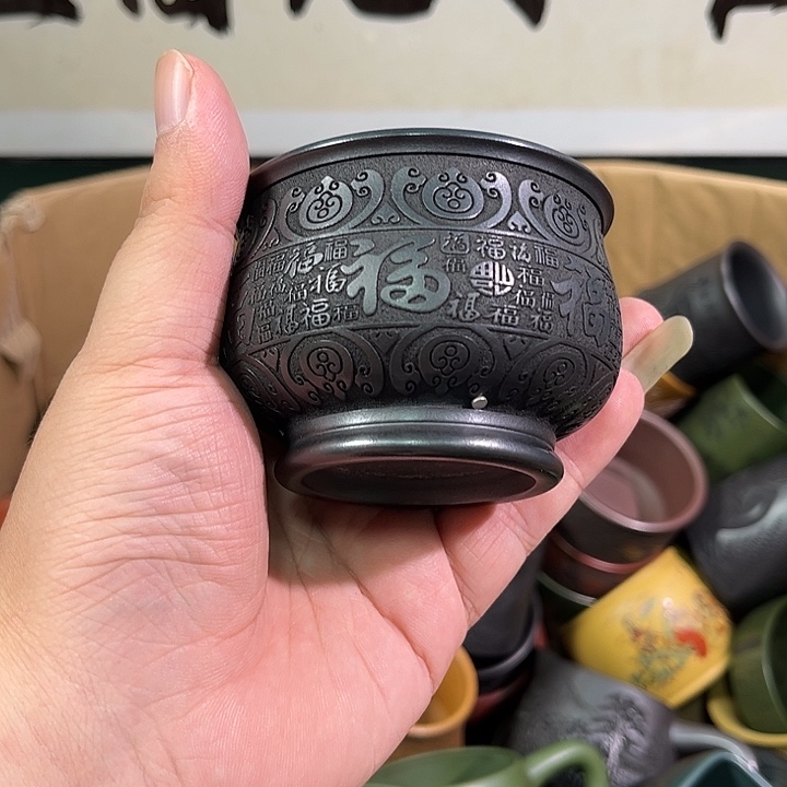 茶杯紫砂全手工紫砂主人杯