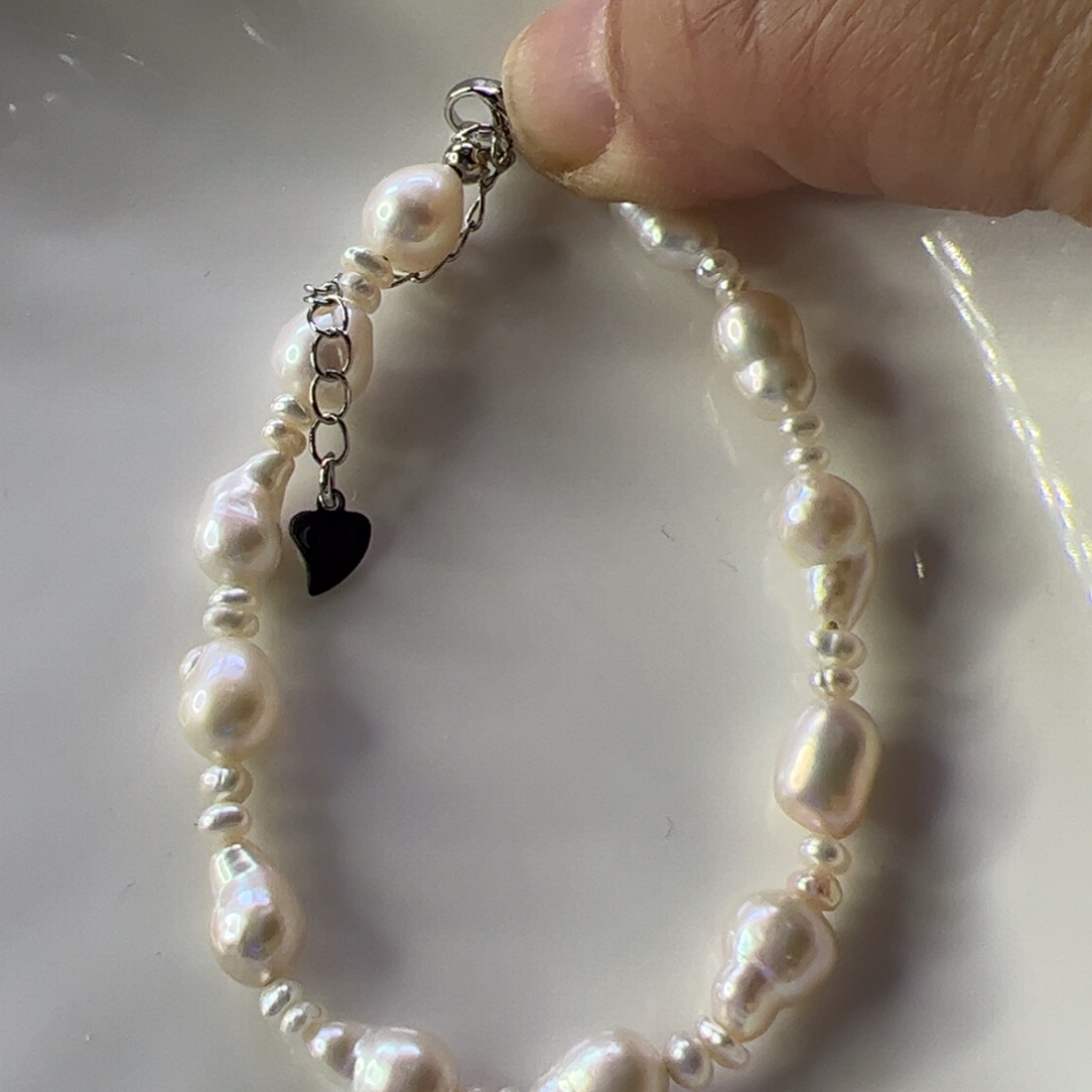 淡水珍珠手绳合金331