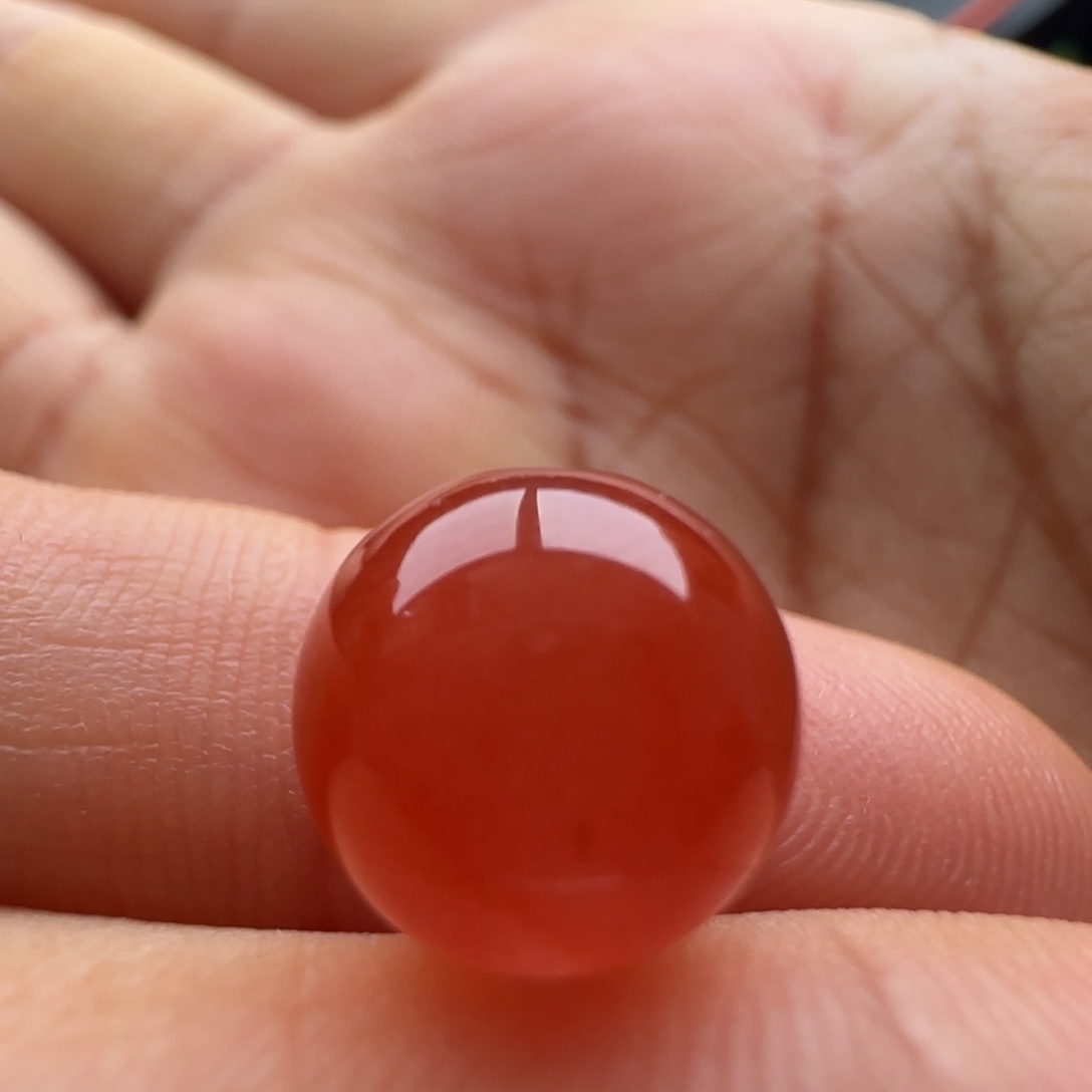 南红玛瑙未镶嵌圆珠10.2