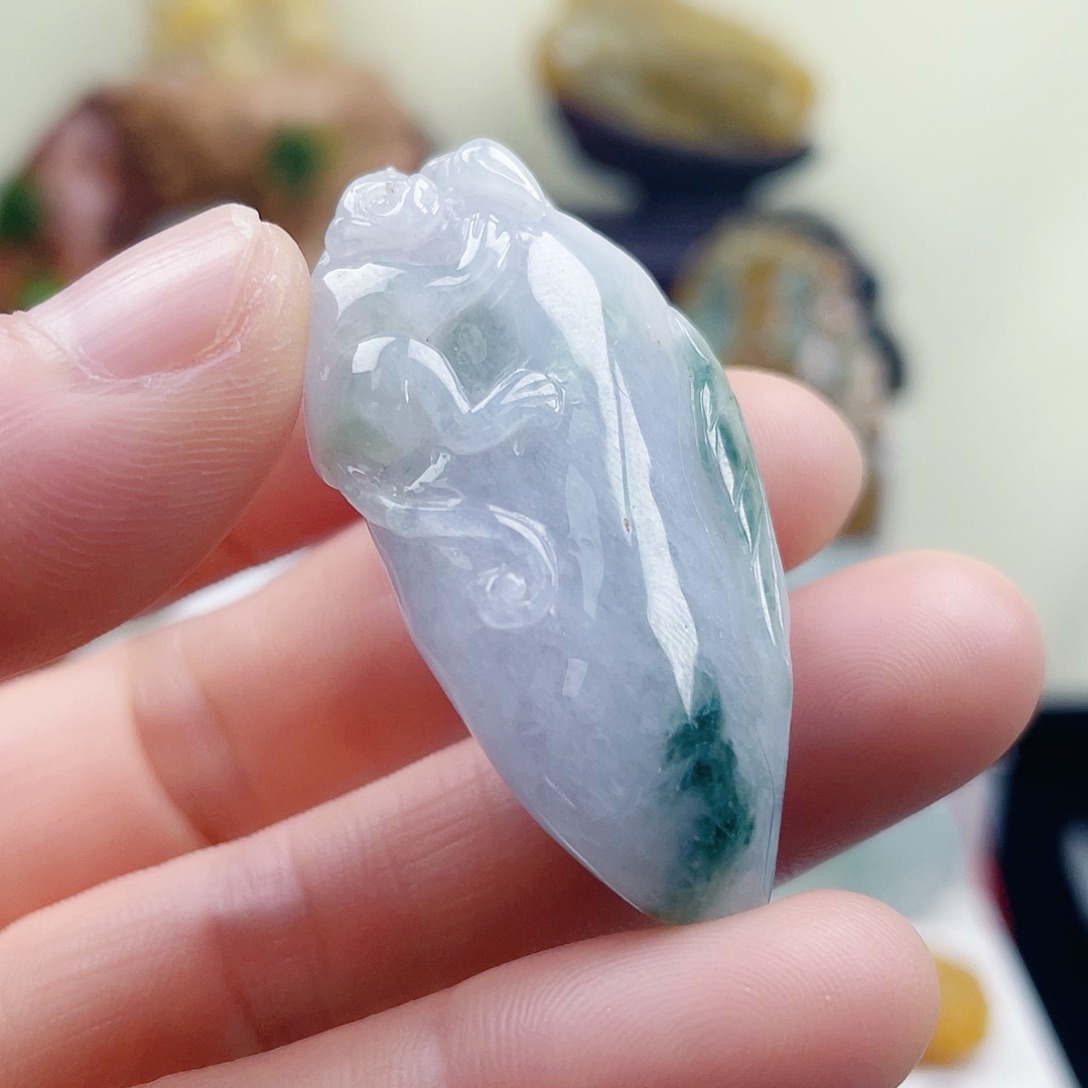 翡翠未镶嵌颈饰2222