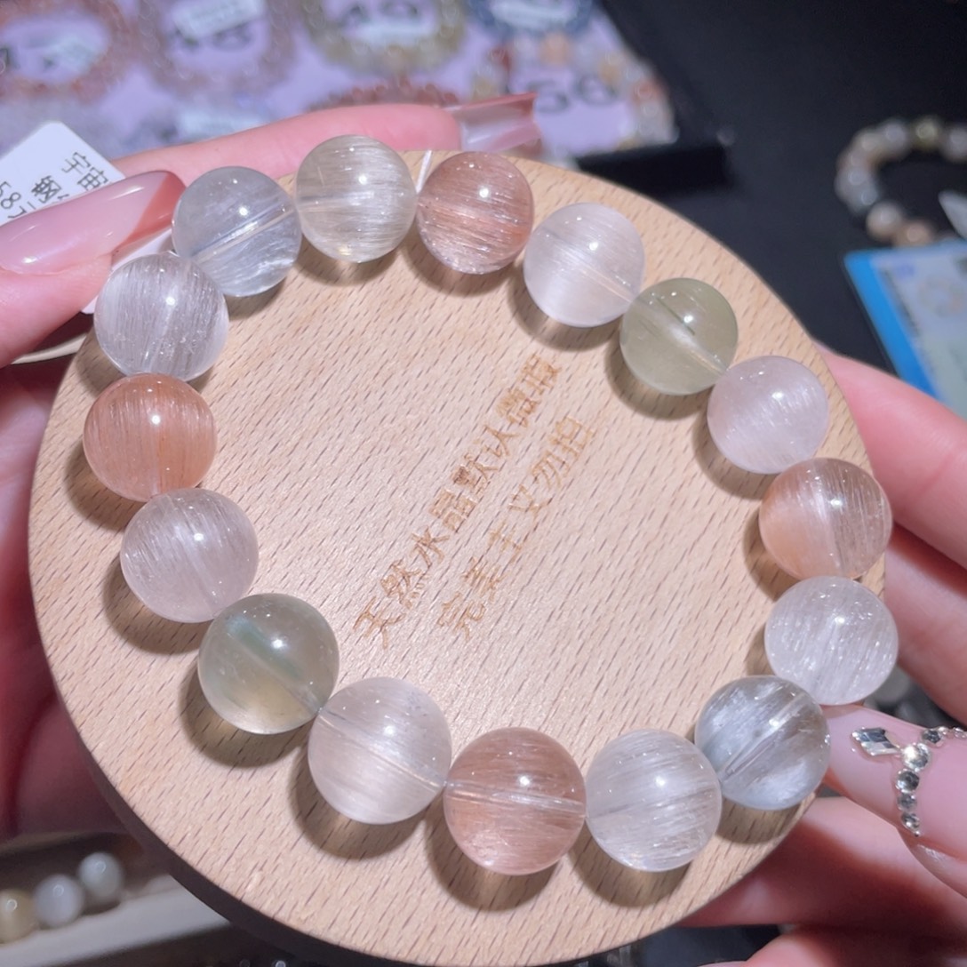 未镶嵌手链水晶157号多样性发一P 13mm+