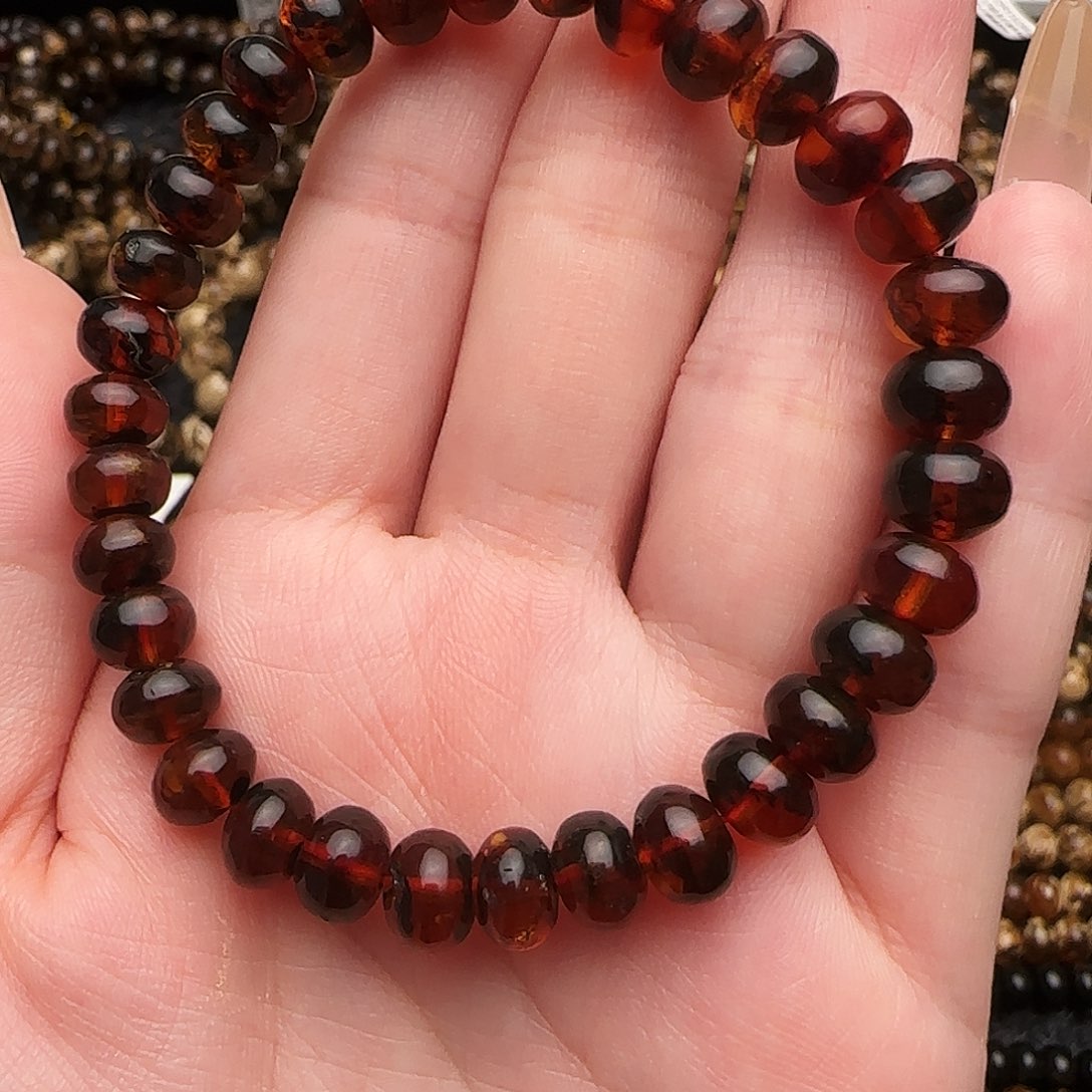 未镶嵌琥珀手链抚顺琥珀