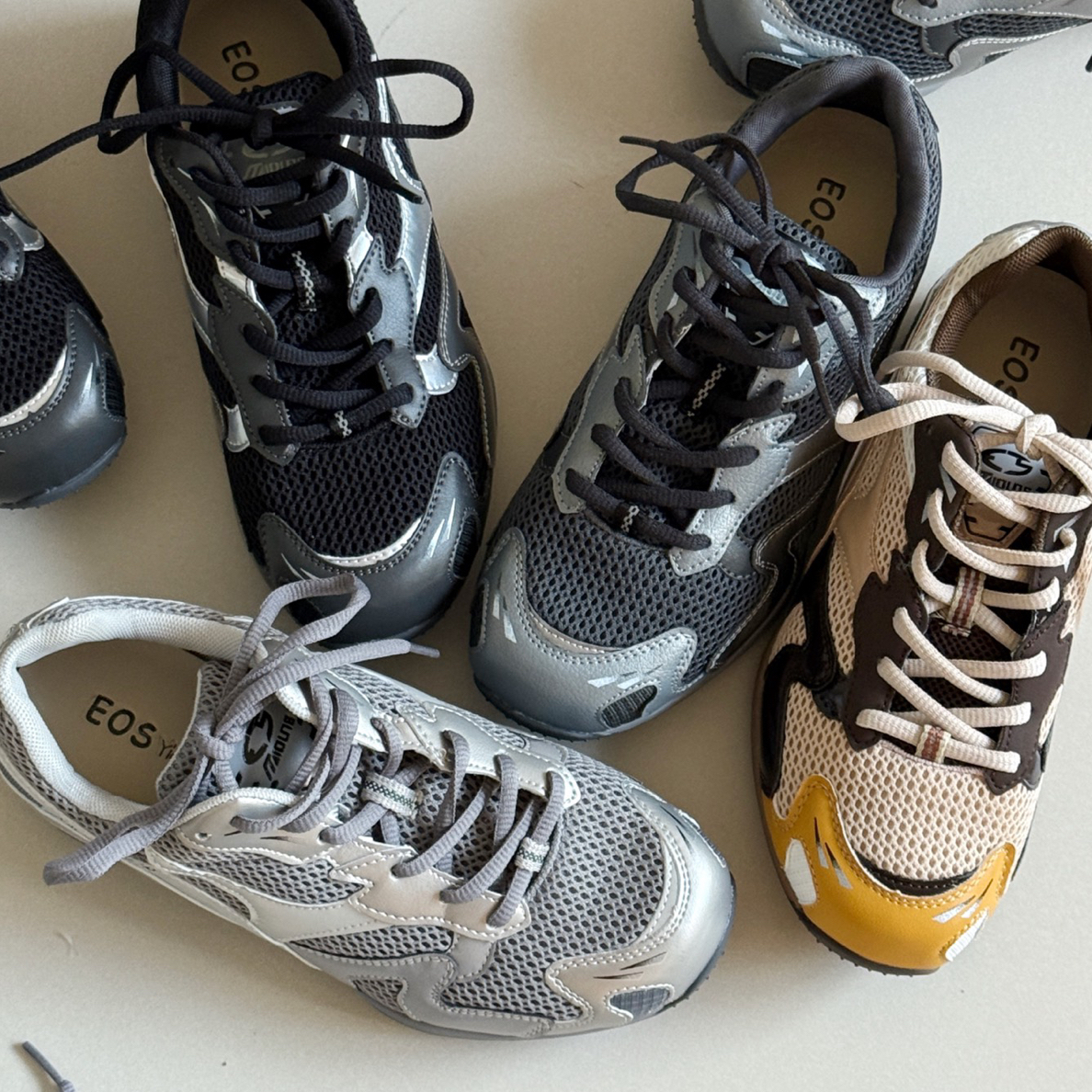 小雪EOS阿甘鞋女厚底休闲2025秋季新款百搭拼色软底运动鞋