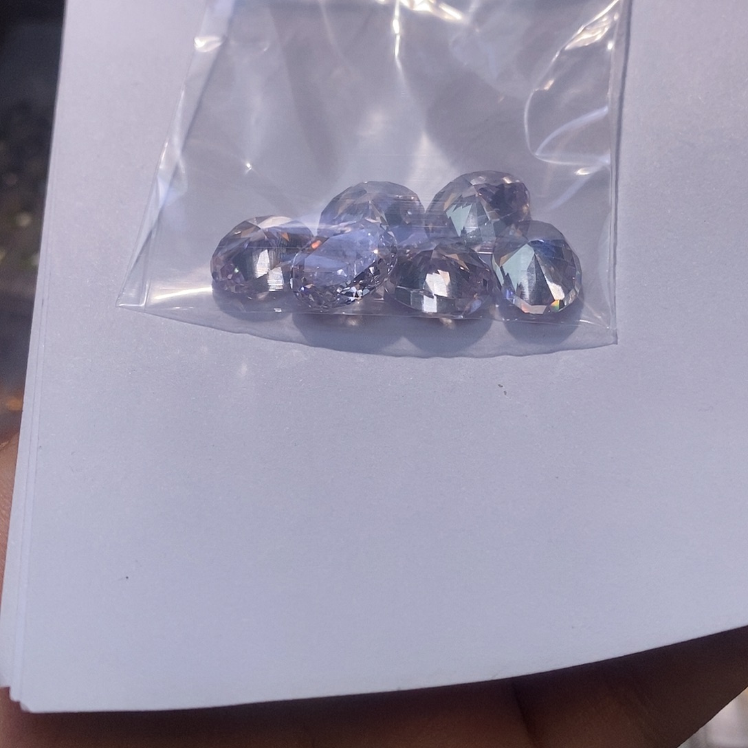 10*14 6颗 旦锆石（处理）冰花切
