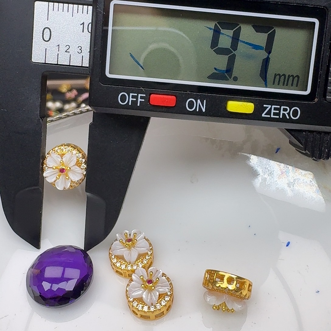 紫晶颈饰银S925镶嵌紫水晶925镶嵌131